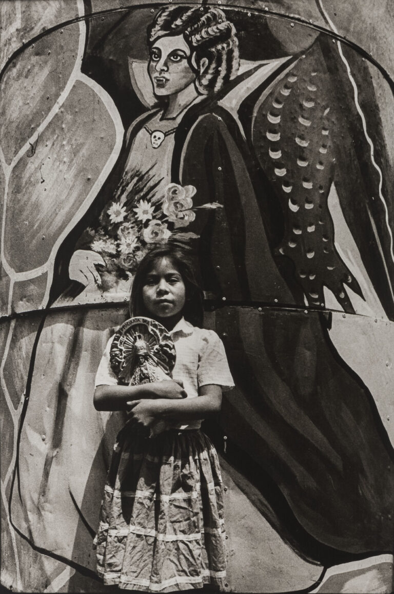Graciela Iturbide, Immaculada (Immaculate Girl), Xochimilco, 1984; Gelatin silver print, 9 ½ x 6 ¼ in.; Courtesy of the artist; © Graciela Iturbide; Courtesy Museum of Fine Arts, Boston