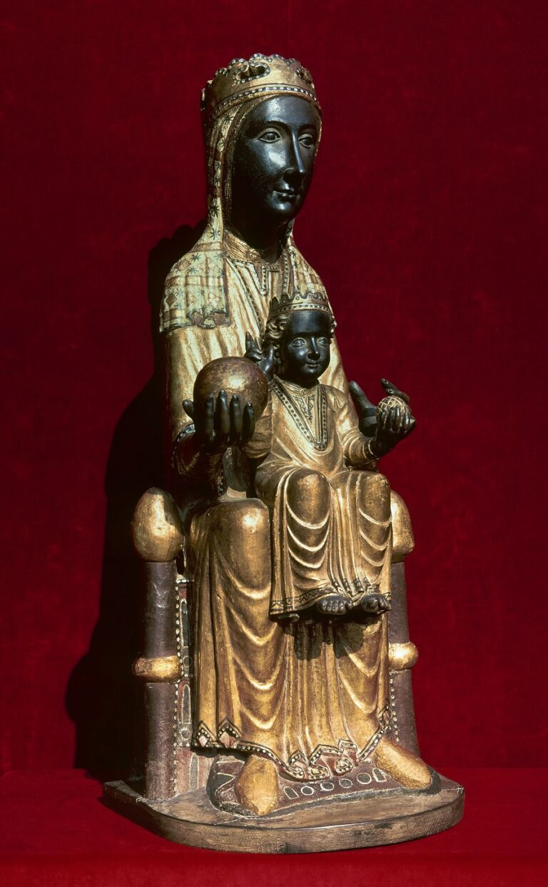 Unknown artist, The Virgin of Monserrat, also known as La Moreneta, 12th century, Spain; Polychromed wood, 37 1/2 in.; Photo Credit: Album / Art Resource, NY