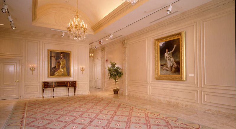 Interior view of the Kasser Board Room.