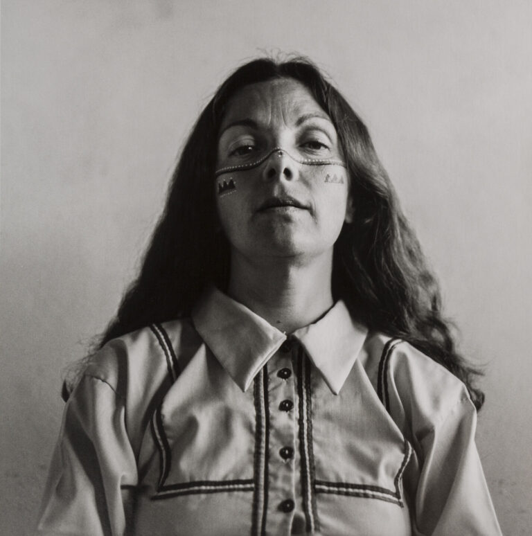 Graciela Iturbide, Autorretrato como Seri (Self-Portrait as Seri), Sonoran Desert, 1979; Gelatin silver print, 6 ¾ x 6 ¾ in.; Courtesy of the artist; © Graciela Iturbide; Courtesy Museum of Fine Arts, Boston